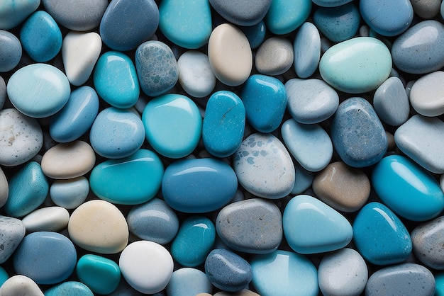 Abstrazione natura ciottoli sfondo ciottoli blu consistenza sfondo pietra blu colore vintage spiaggia di ciottoli mare bella natura colore turchese