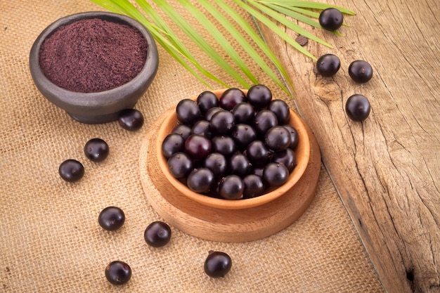 Acai frutto di origine amazzonica cui sono attribuite molte proprietà medicinali