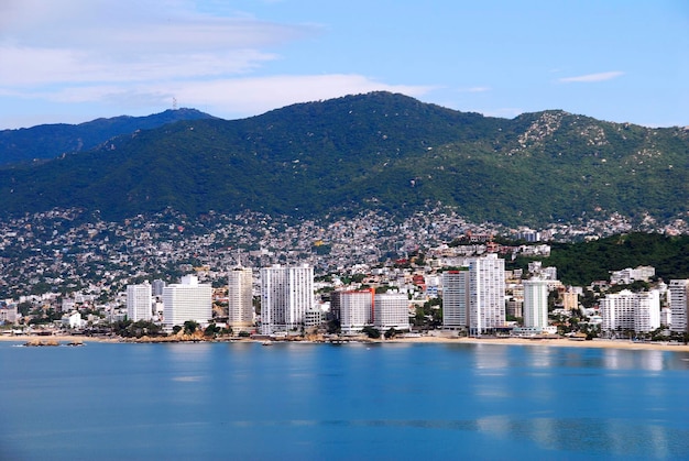 Acapulco Messico, Vista sul porto e La Costera, vista panoramica, Oceano Pacifico, viaggi, turismo