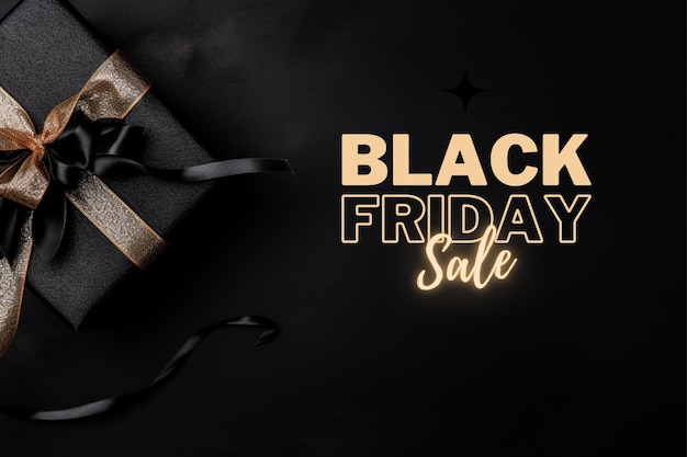 Accattivante offerta di vendita di banner di social media per sfondo di vendita del Black Friday