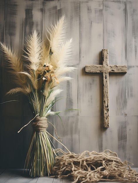 Accattivanti foto della Domenica delle Palme e arte cristiana che celebrano la Croce di Gesù e lo Spirito Santo