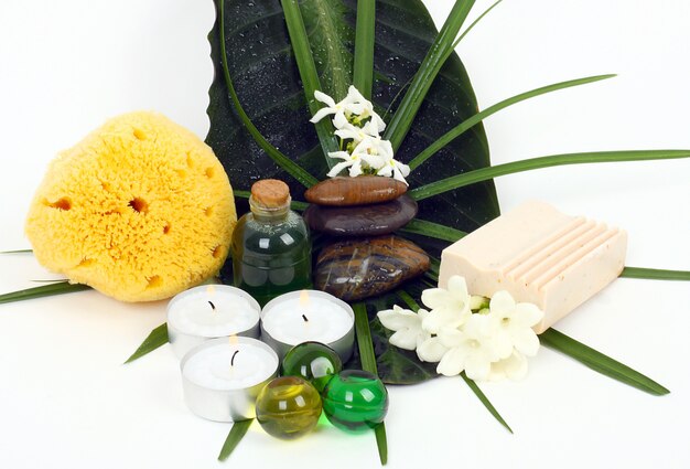 Accessori per spa con fiori di gelsomino