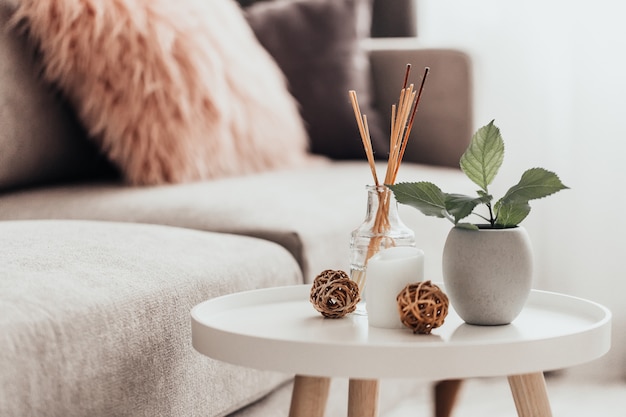 Accoglienti decorazioni per la casa all'interno