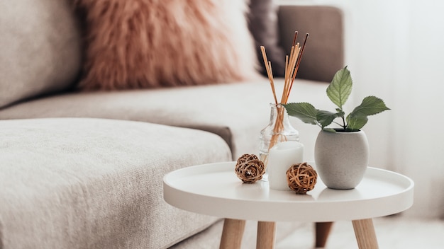 Accoglienti decorazioni per la casa all'interno