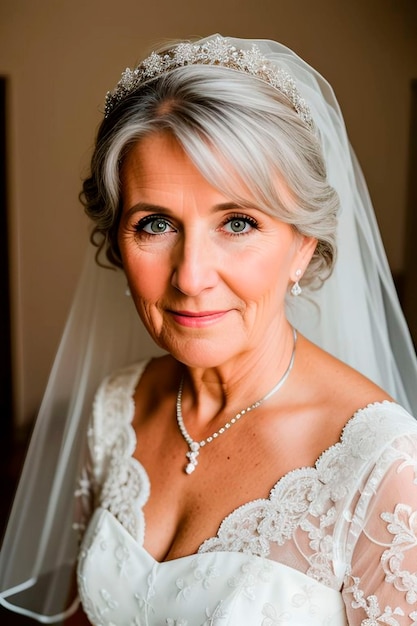 Acconciature mamma della sposa per over 50