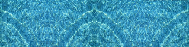 Acqua blu liquido pulito onda fiume ondulazione sfondo carta da parati vuota copia spazio astratto natur