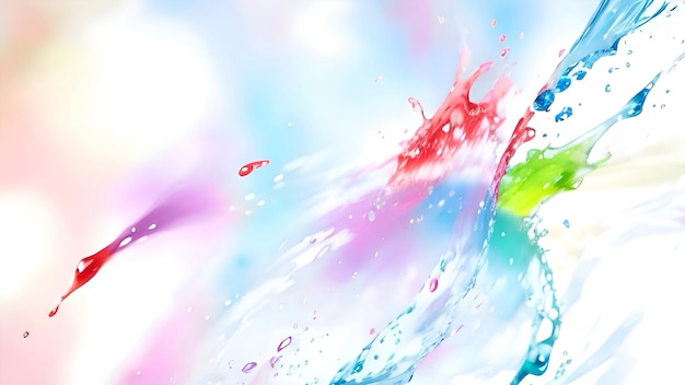 Acqua da sogno splash art Ai