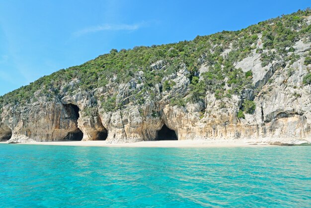 Acqua turchese delle grotte del Golfo di Orosei Sardegna