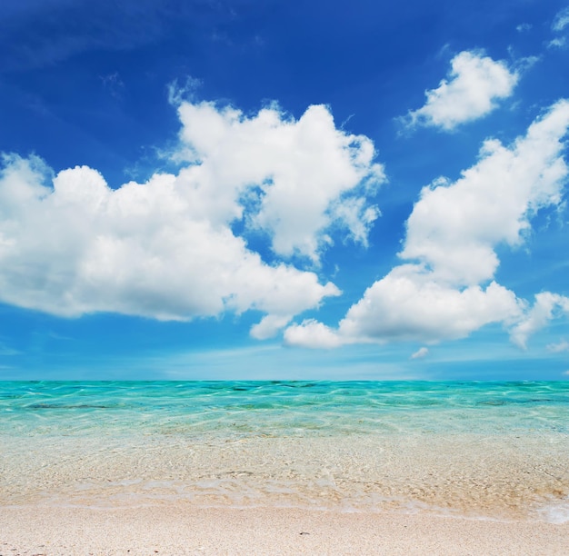 Acqua turchese e cielo blu