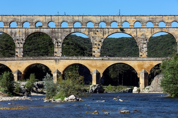 Acquedotto romano di Pont du Gard Francia