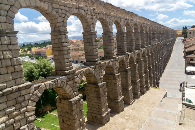 Acquedotto romano di Segovia del II secolo a.C. Patrimonio dell'umanità Spagna