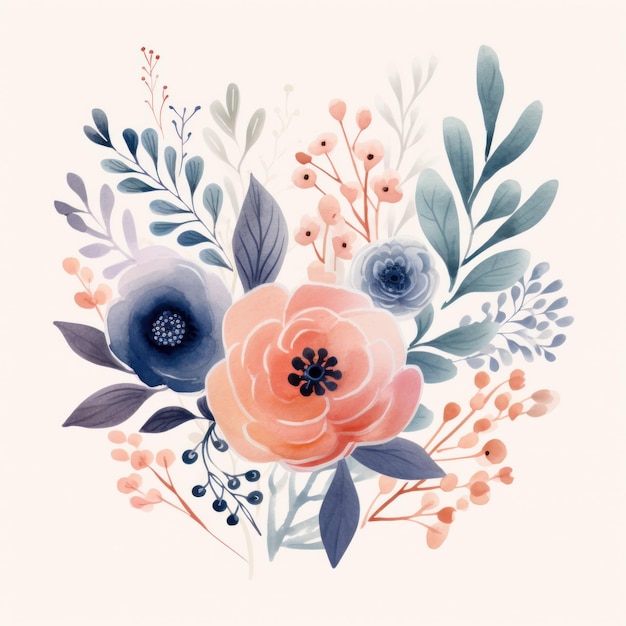 acquerelli modelli floreali disegni acquerelli immagini di fiori sono gratuite