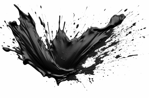 acquerello astratto nero pennello texture sfondo copia spazio
