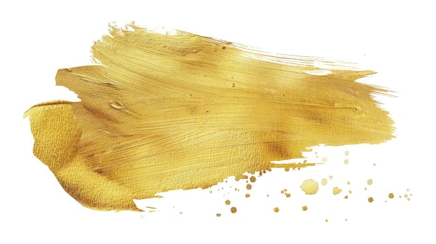 Acquerello d'oro texture vernice macchia pennello luccicante per voi progetto di design sorprendente