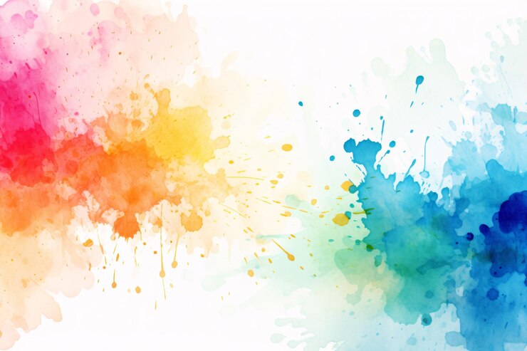 Foto acquerello di fondo dell'arcobaleno acquerello d'arco dell'arcabaleno texture acquerello colorato arcobaleno di fondo arcobaleno texture arcobaleno tectura acquerello ai generativo