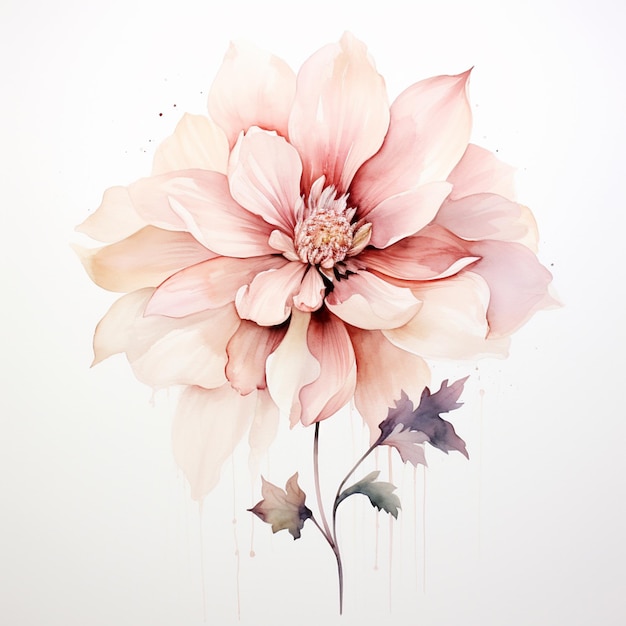 Acquerello fiori di illustrazioni royalty