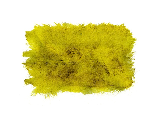 Acquerello giallo sfondo astratto o texture isolato