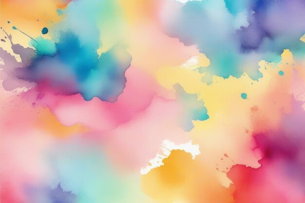 Acquerello pastello astratto Splash tessuto colorato sfondo