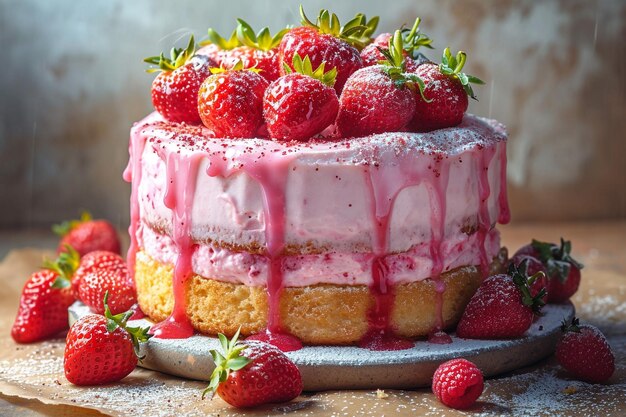 Acquerello per torte di fragole