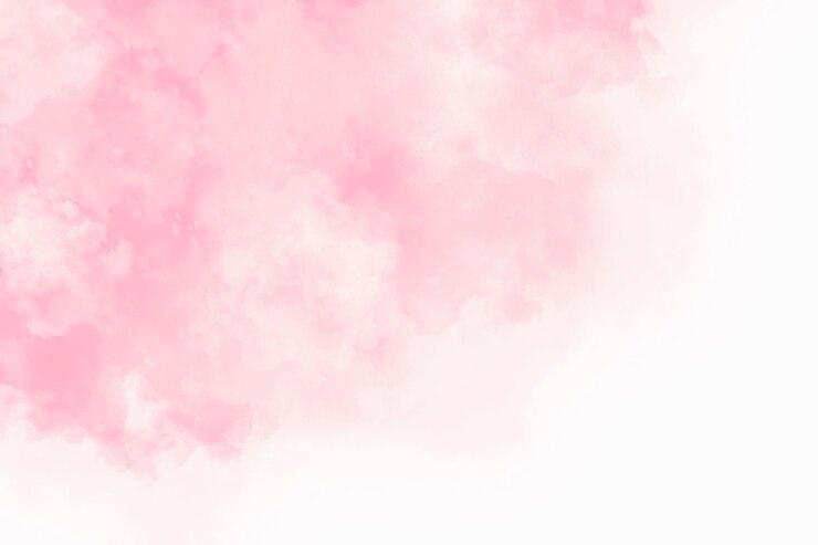 Acquerello rosa astratto con sfondo texture cloud