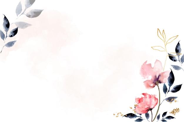 Acquerello sfondo di confine png design a primavera a fiori rosa