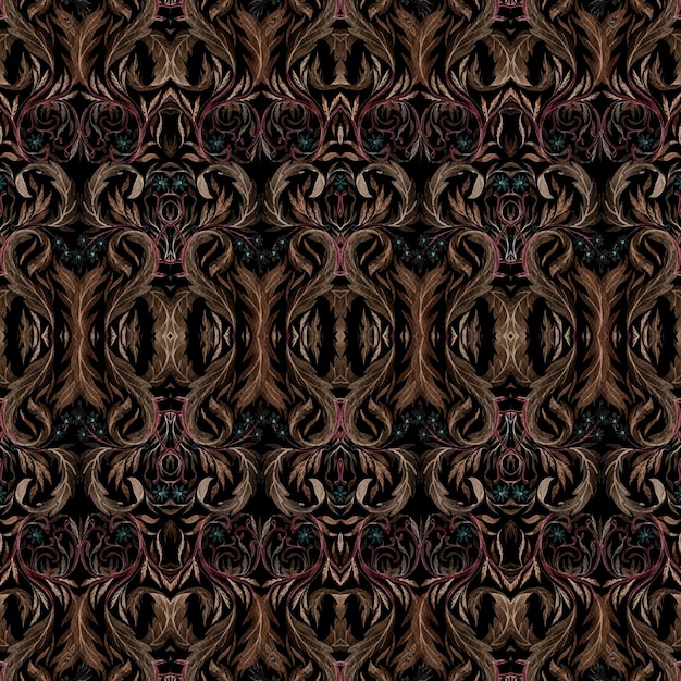 Acquerello vintage astratto floreale seamless texture Piastrelle arabe