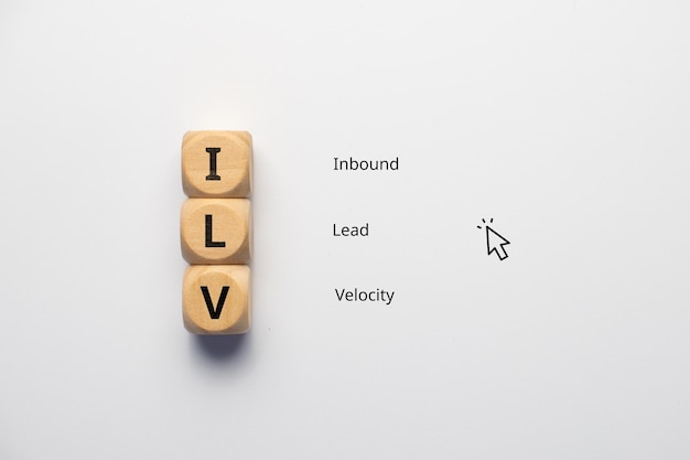 Acronimo di marketing aziendale concettuale ILV o Inbound Lead Velocity