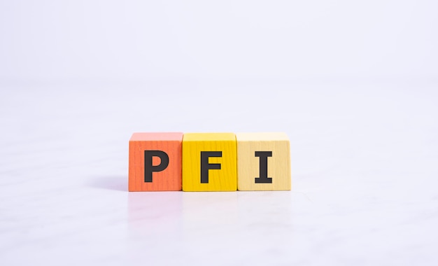 Acronimo di PFI Private Finance Initiative