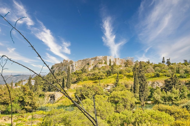 Acropoli di Atene in Grecia