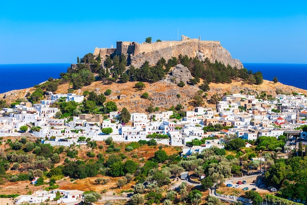 Acropoli di Lindos nell'isola di Rodi