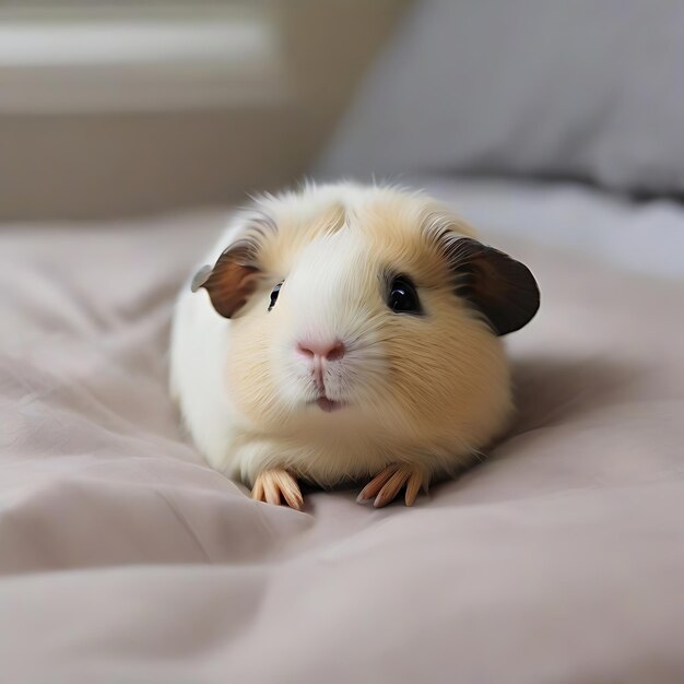 adesivo guineapig occhiatelle AI addormentata