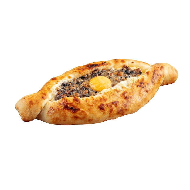 Adjarian georgiano isolato khachapuri