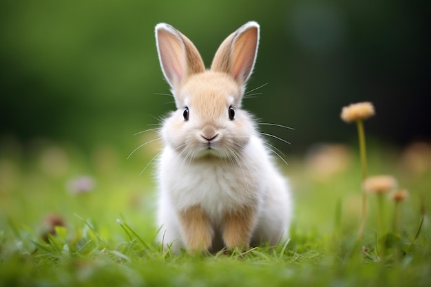 Adorabile coniglietto AI generativa