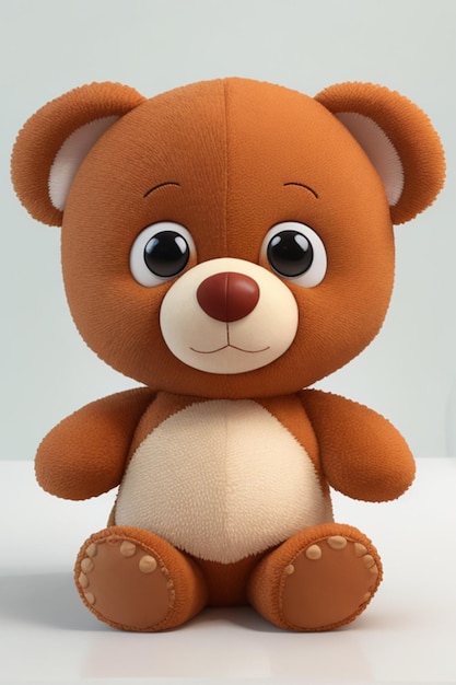 Adorabile personaggio dei cartoni animati di peluche