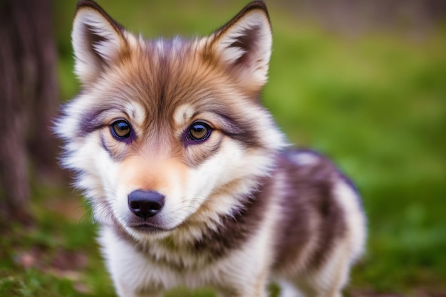 Adorabili Cuccioli di Lupo CUCCIOLI DI LUPO Esplorando la vita di un Cucciolo di Lupo IA generativa