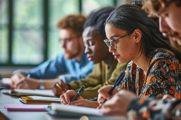 Adulti che lavorano insieme in classe