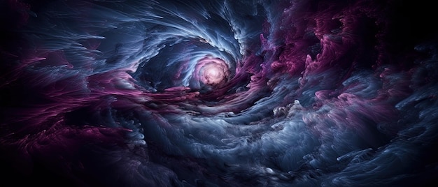 Affascinante bellezza dello spazio con rappresentazione 3D della galassia Nebulose vorticose