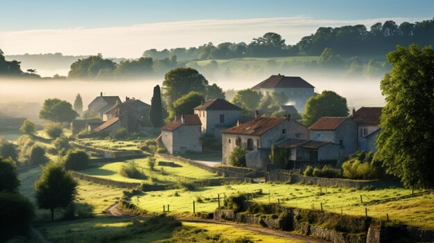 Affascinanti vedute della Francia Esplorando il paesaggio francese