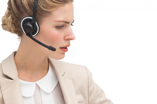 Agente call center infastidito