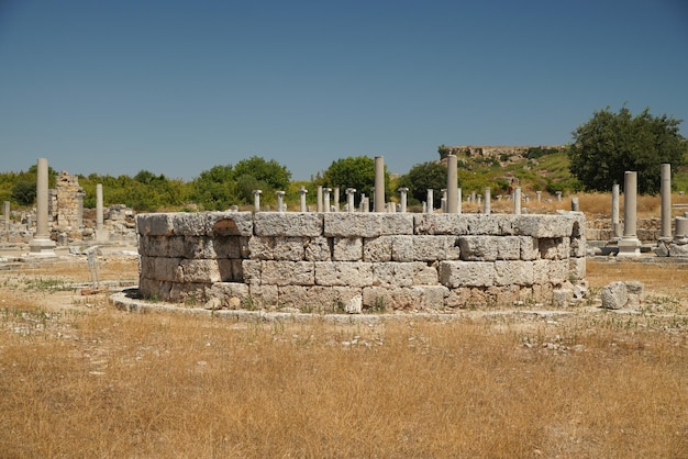 Agorà di Perge Antica città di Antalya Turkiye