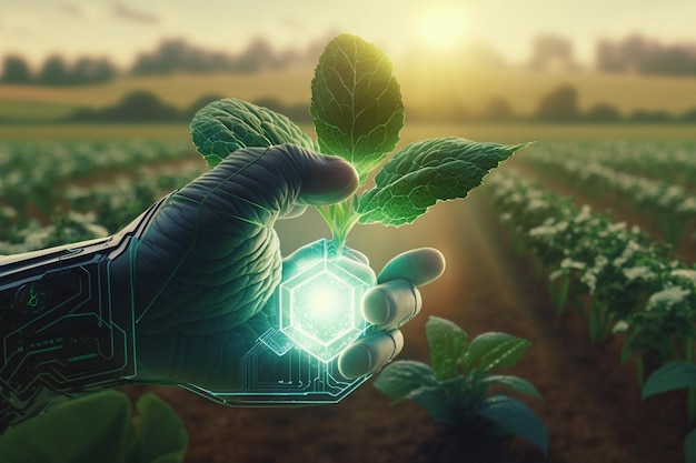 agricoltura agricola futuristica intelligente