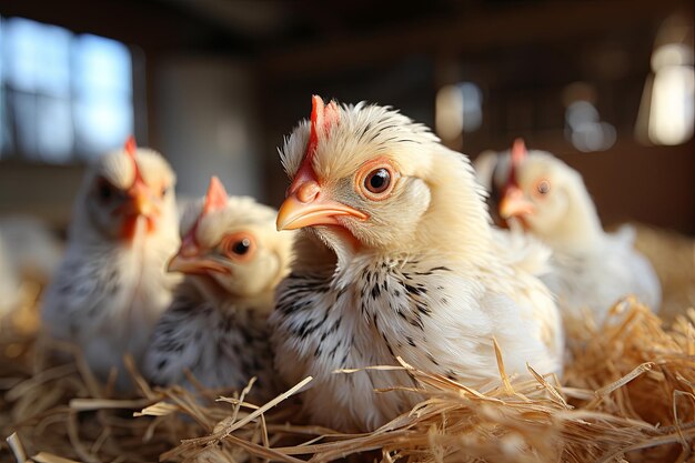 Agricoltura moderna di allevamento di animali e agricoltura IA generativa