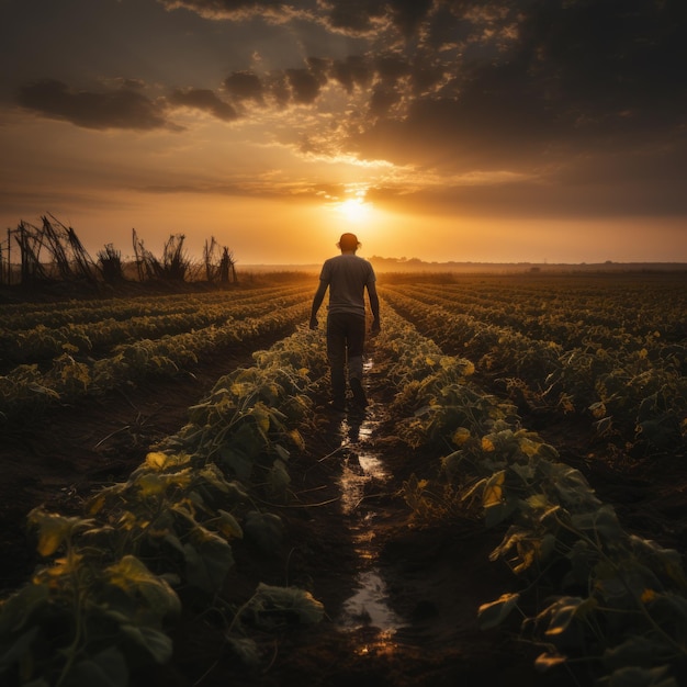 Agricoltura uomini in natura all'aperto agricoltura scena rurale una persona