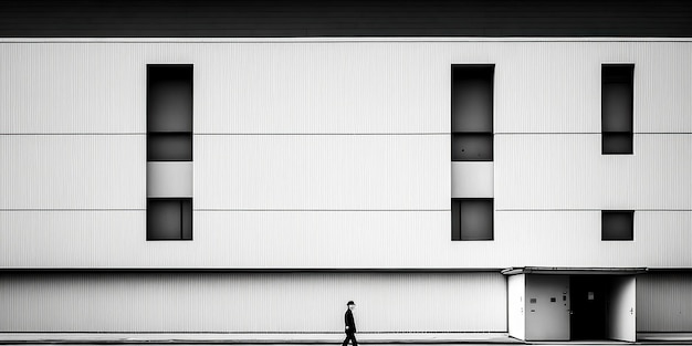 AI Generated AI Generative Japan style city urban minimal architecture street style foto