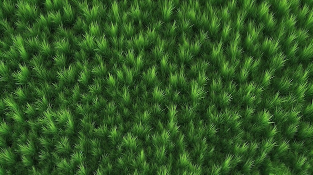 AI Generativo AI Generato Concetto di foto di erba verde Motivo di sfondo agricoltura