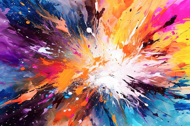 AI generativo Struttura di colore della pittura astratta