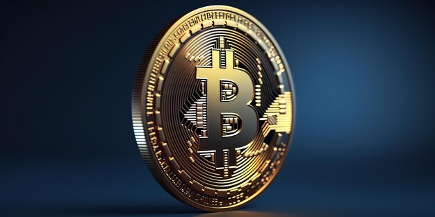 AI Generato AI Generativo BTC Bitcoin criptovaluta denaro contante digitale futuro investimento