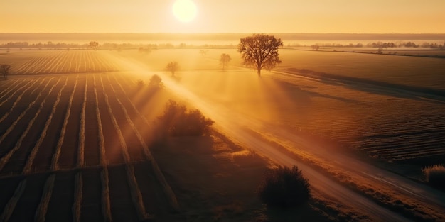 AI Generato AI Generativo Foto illustrazione realistica del paesaggio selvaggio del Texas