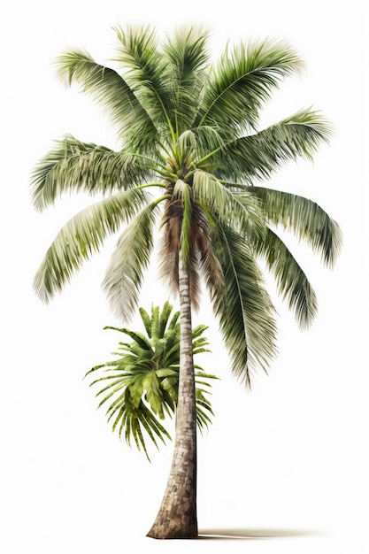 Ai generato dall'illustrazione dell'albero di cocco