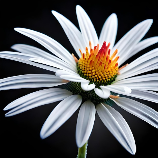 Ai generato fiore di giglio foto gratis su uno sfondo scuro